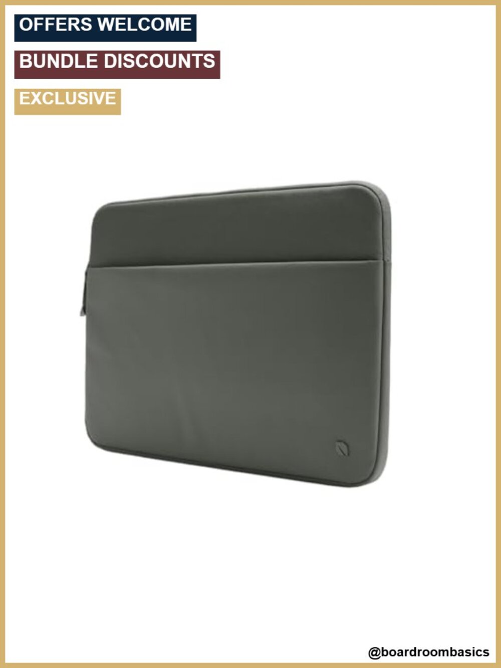 14 Inch Laptop Sleeve Faux Fur Lining Recycled Polyester YKK Zippers External
